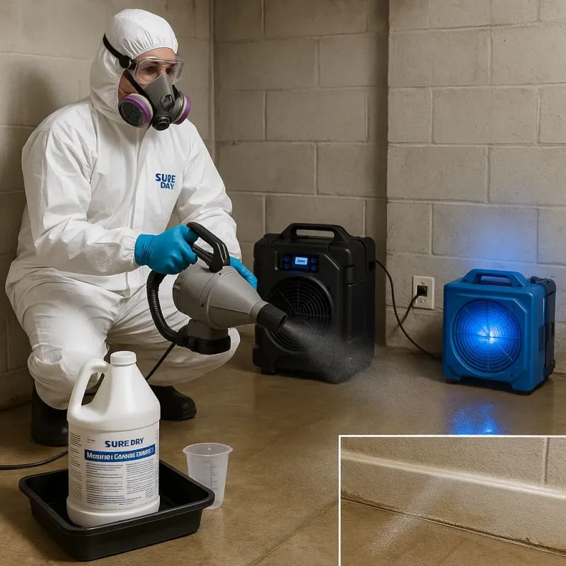 Sanitization and Odor Removal process in Blooming Prairie, MN